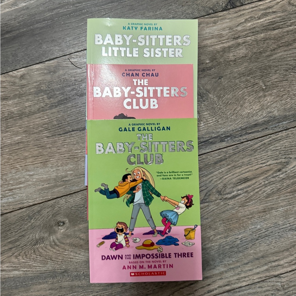 Scholastic Baby-Sitters Club Graphic Novels - 5, 12, 4